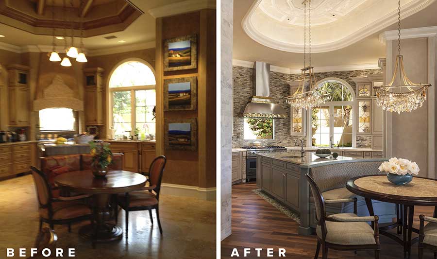 interior designer before & after